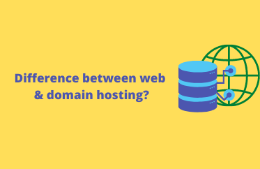 difference between web and domain hosting